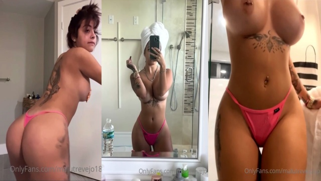 Malu Trevejo Desnuda y Cachonda en el Baño