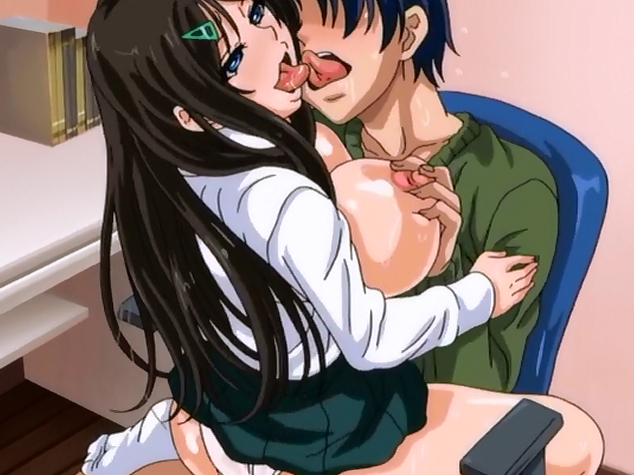 Colegiala hentai chupa y monta