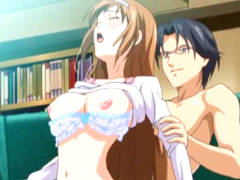 Linda criada hentai con bigboobs culo asomó por detrás