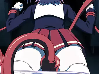 Hentai girl fucked by tentacles