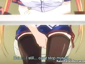 Hot hentai school girl masturbation in public