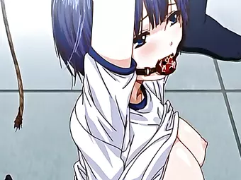 Tied up and gagged hentai schoolgirls