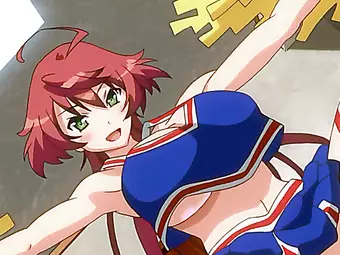 Hentai cheerleader rides