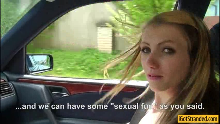 Stranded teen Beatrix Glower public sex