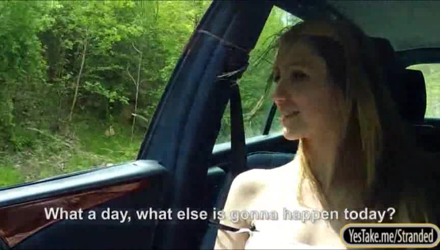 Blonde teen Beatrix Glower public sex