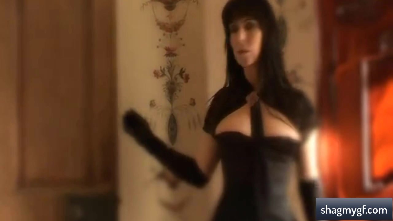 Insatiable Brunette Milf In Stockings Gets Double Pounded